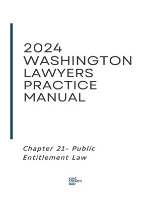 cover image of 2024-25 Washington Lawyers Practice Manual Chapter 21